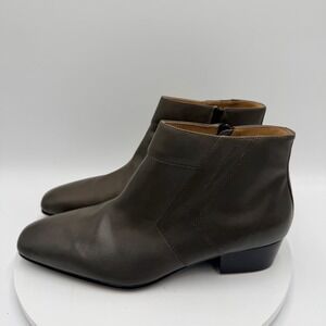 Giorgio Brutini Mens Size 11M Ankle Boots Dress Shoes Gray Leather